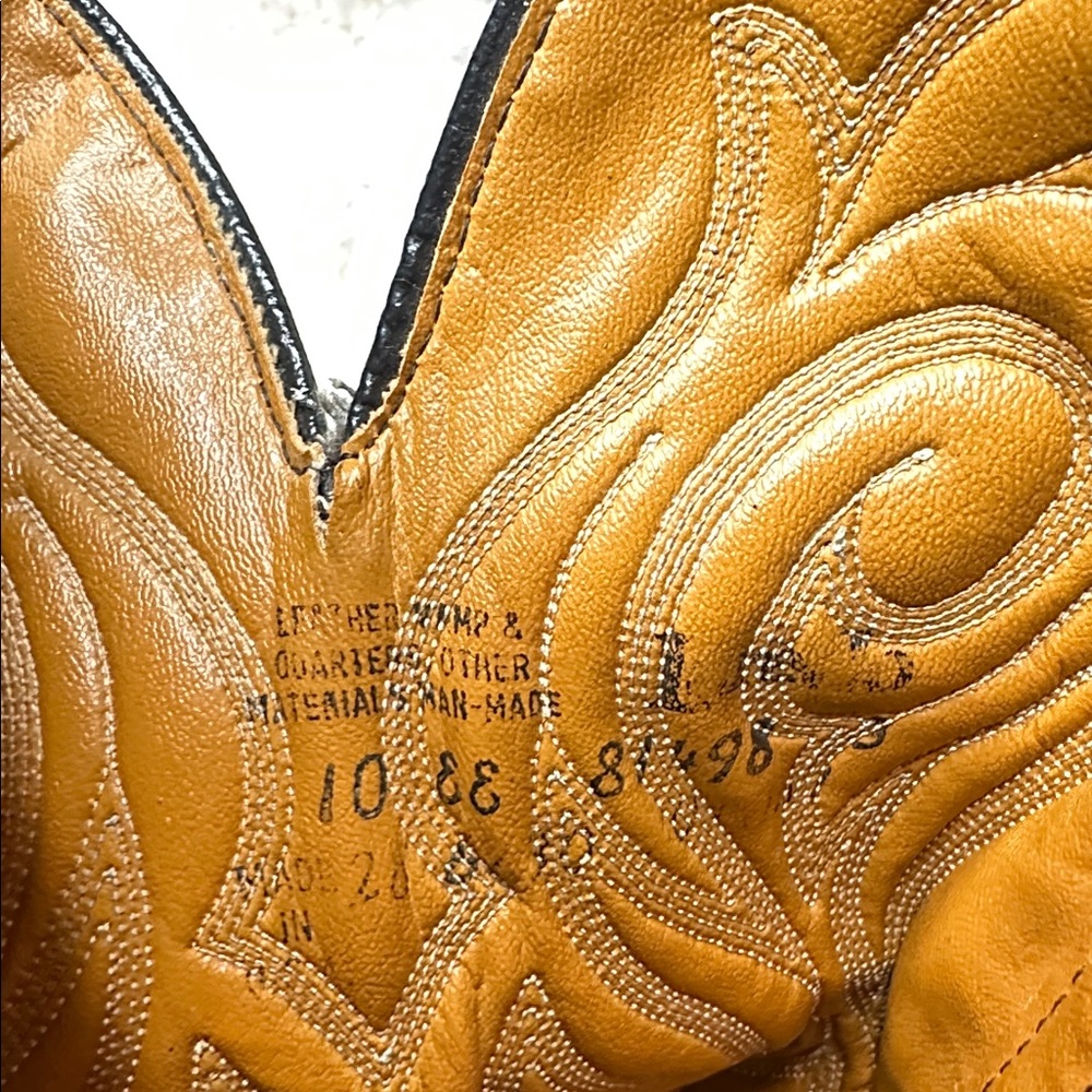 Vintage Laredo Python Western Boots 10ee - image 5